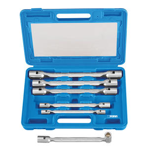 Outils, clés, clés à douilles articulées double embout de la série FERVI - Product Image 1