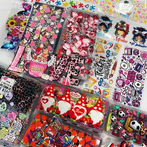 أغطية أكواب UV DTF تدوم كالجديدة لزجاجات العطور وأكواب الماء الزجاجية للاستخدام في الأعمال اليدوية فقط، لا تتساقط بسهولة، طباعة بالنقل الحراري - Product Image 1