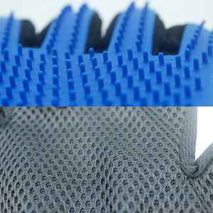 Beş parmak silikon eldiven banyo ve bakım köpek ve kedi epilasyon masaj fırçası Pet eldiven tedarikçisi kauçuk malzeme - Product Image 3