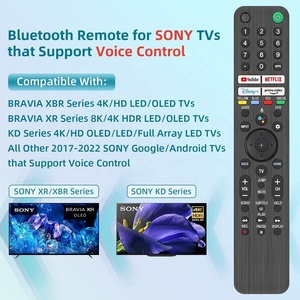 Télécommande vocale universelle de haute qualité pour tous les téléviseurs Android LED 4K de la série <span class=keywords><strong>Sony</strong></span> Smart <span class=keywords><strong>BRAVIA</strong></span> XR/XBR/<span class=keywords><strong>KD</strong></span> - Product Image 1