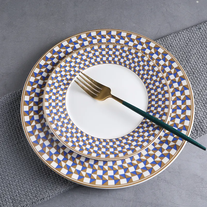Keramik billige runde Platte für Restaurant Pasta Teller gebrauchte Restaurant Gerichte zum Verkauf