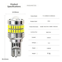 Nueva Bombilla LED para Auto T10 W5W 36SMD 3014/3030 Sin Errores CANBUS 12V Lente de Proyección HD IP65/IP67 Resistente al Agua Faro/Luz Antiniebla de Alta Potencia