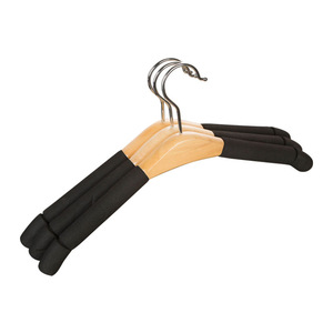 Cintres en bois massif antidérapants et épaissis pour magasins de vêtements et usage domestique - Product Image 4