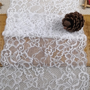 Rộng 22.5Cm Mới Chất Lượng Cao Trắng Stretch Raschel Wedding Ren Trang Trí Cho Cô Dâu Ăn Mặc Bridals - Product Image 2