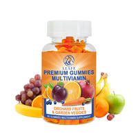 Supplément vitaminique naturel pour femmes Gummies de qualité supérieure Gummies multiviamin Orchard Fruits et légumes du jardin Gummies de qualité supérieure Bonbons
