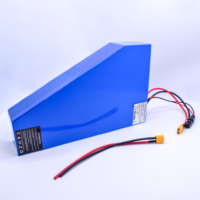 GEB Batterie Triangle 72V 52V 48V 2000W 3000W 5000W Batterie Triangle étanche avec chargeur pour kit moteur Ebike