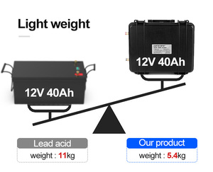 Baterai Lifepo4 12.8v multifungsi, baterai tahan air koper isi ulang luar ruangan portabel 12v 24v 72v 30ah 50ah 100AH - Product Image 4