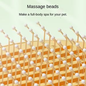 Botão grande beleza pente para animais de estimação auto-limpeza cão pente com agulha de plástico Tao Pet Supplies - Product Image 4