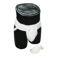Protège-guêtres en coton 100% avec coque de protection, protection abdominale confortable, protection ultime pour l'entraînement