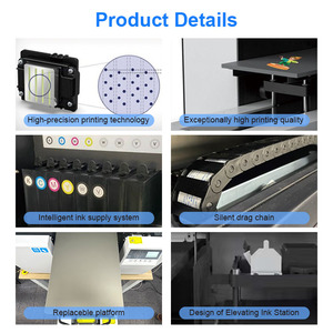 Impresora UV LED de Escritorio A3 de 6 Colores y 3200 Cabezales, con Efecto de Textura 3D, para Impresión Digital de Etiquetas de Silicona, Logotipos y Camisetas - Product Image 2