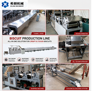 Ligne de production automatique de biscuits mous à petite échelle, équipement de fabrication de biscuits sucrés, machine industrielle de transformation alimentaire