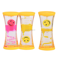 Vente en gros de minuteurs liquides créatifs personnalisés en acrylique pour soulager le stress, décoration de bureau, de maison ou de chambre, cadeaux souvenirs