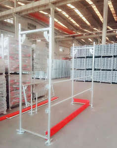 Système d'<span class=keywords><strong>échafaudage</strong></span> de façade en acier <span class=keywords><strong>suspendu</strong></span> conforme à l'ue pour l'entretien de façade extérieure et d'entrepôt de grande hauteur - Product Image 4