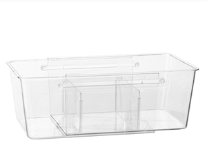 Sự Lựa Chọn Vui Vẻ Mở Rộng Đồ Dùng Ngăn Kéo Tổ Chức Trong Suốt Có Thể Điều Chỉnh Nhựa Lưu Trữ Hộp Với Ngăn Cho Nhà Bếp Bàn Văn Phòng - Product Image 6