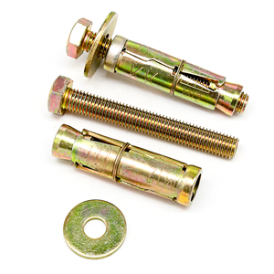 4 Stuks Mouw Ankerbout Zware Schilden Geel Verzinkt Anker Fix Set M 10X70Mm Bout Bout - Product Image 4