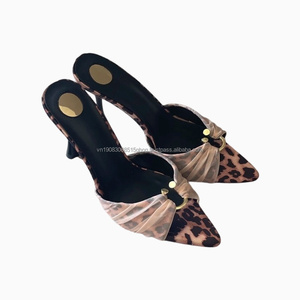 Zapatos de Lujo para Mujer, Tacones de Diseñador de Alta Calidad, Sandalias de Tacón con Estampado de Leopardo para Damas, Novedades 2026 - Product Image 1