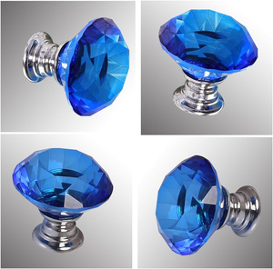 DiamondType Cristal Pot Couvercle Poignée Accessoires Universel Lait Poêle TopCap Verre Couvercle Santé Pot Anti-Brûlure <span class=keywords><strong>Bouton</strong></span> Poignée - Product Image 2