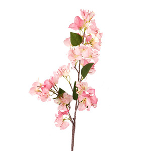 Fleurs artificielles de bougainvillier, branche unique, haute simulation, fleur en soie plastique pour la décoration de la maison et des mariages - Product Image 5