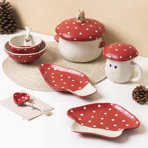 Hot Selling 275ml Cute Handmade Ceramic Coffee Mug and Saucer Set with <b>Flower</b> Design for Travel Children's Gifts - Product Image 4