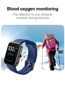 <span class=keywords><strong>Alexa</strong></span>-<span class=keywords><strong>reloj</strong></span> inteligente ID206, accesorio de pulsera resistente al agua con control de voz, frecuencia cardíaca, oxígeno en sangre y seguimiento de actividad, pantalla de 1,69 pulgadas, id206 - Product Image 3