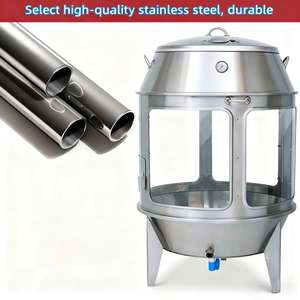 Horno Asador de Carbón de Acero Inoxidable, Horno Eléctrico de Carbón y Gas para Asar Cordero, Cerdo, Pollo y Pato - Product Image 3