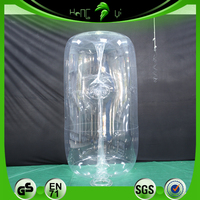 Costume gonflable clair de cylindre de PVC avec le costume gonflable de tube de bondage de SPH