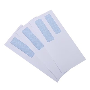 Custom Printed Wallet Business Envelopes with Peel and Seal Self Adhesive Single or Double <b>Window</b> Security Features - Product Image 2