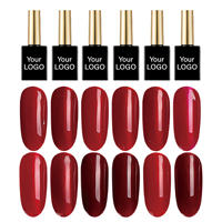 Vernis à ongles en gel professionnel longue durée, non toxique, à séchage UV/LED, paillettes pures, 15 ml, OEM