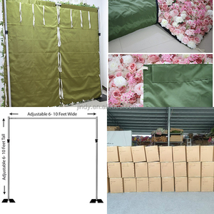 Fournitures <span class=keywords><strong>de</strong></span> <span class=keywords><strong>décoration</strong></span> <span class=keywords><strong>de</strong></span> mariage, panneau mural floral en roses blanches, <span class=keywords><strong>mur</strong></span> <span class=keywords><strong>de</strong></span> fleurs artificielles, toile <span class=keywords><strong>de</strong></span> fond 8 pieds x 8 pieds - Product Image 5