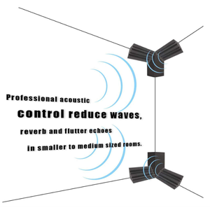 Trampas de Graves - Paneles Acústicos de Espuma para Esquinas, Absorbente de Baja Frecuencia para Estudio, Cine en Casa y Sala de Podcasts - Product Image 3