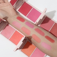 OEM Visage Cosmétique Maquillage Blush Poudre Vegan Joue Teinte Haute Qualité Pigment Private Label Blush Palette