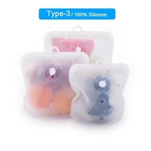 Silicone Food Storage <b>Bags</b> 1500ml Sous Vide Airtight Seal Freezer Safe Sandwich Modern Kitchen Reusable Eco-Friendly <b>Vacuum</b> - Product Image 3