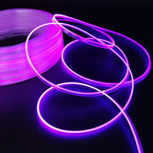 ración del coche DC 12V de PVC transparente de <span class=keywords><strong>la</strong></span> piel 3Mm tipo P de alta luminosidad lateral de plástico brillo de fibra óptica - Product Image 3