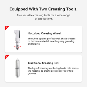 PURCELL ZD350 PLUS Doppelkopf-Rill klinge A4 A3 A3 Aufklebers chneide maschine Etiketten schneider Stanz maschine - Product Image 4