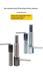 Direktlieferung ab Werk: Edelstahl-Federstift, Aluminiumprofil-Querträger-Positionierer, L-förmiger Knopf, Sicherheits-Fixierstift - Product Image 5