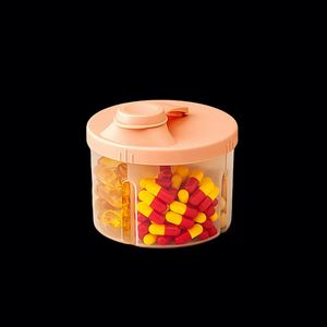 Compact 4 Compartment Pill Organizer, <b>Pocket</b>-Sized Pill Case for Daily Medication <b>Plastic</b> Pill Box - Product Image 4