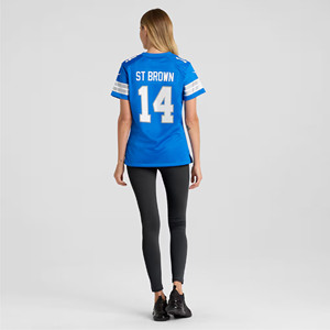 Nuevo Estilo Camiseta Deportiva de Mujer Detroit Camisetas de Fútbol Americano 97 #   Hutchinson 0 # Jahmyr Gibbs 14 # Camiseta de Fútbol Americano Cosida de St. Brown - Product Image 6