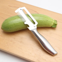 Geüpgradede multifunctionele 3-in-1 premium groenteschiller flesopener voor fruit, aardappel en wortel
