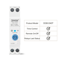 DIY GO 40A DC Smart Circuit Breaker WiFi Switch 8-90VDC Dengan Pengukur Energi Timer Kontrol Aplikasi Tuya Smart Life Pemantauan Real-Time