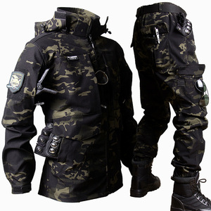 Traje de Trabajo de Camuflaje Personalizado <span class=keywords><strong>para</strong></span> Primavera y Otoño, Ropa de Trabajo Resistente al Desgaste, Chaqueta de Trabajo <span class=keywords><strong>para</strong></span> <span class=keywords><strong>Hombre</strong></span> <span class=keywords><strong>para</strong></span> Pesca y <span class=keywords><strong>Ciclismo</strong></span> - Product Image 1