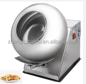 Snack Seasoning <b>Machine</b> Food Flavoring Mixer Almond Sugar Syrup Small <b>Candy</b> Chocolate Coating <b>Machine</b> - Product Image 1