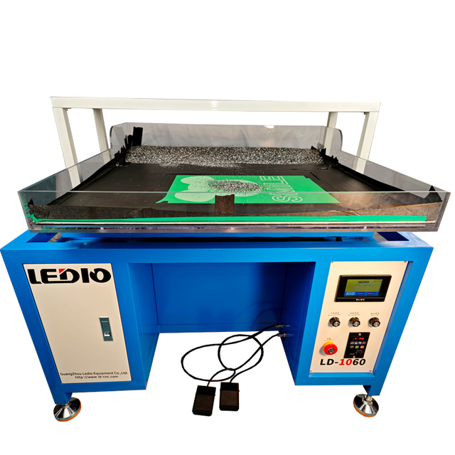 Ledio Full Automatic PLC Auto Hot Fix Rhinestone Setting Machine for Garment Industry with Stainless Steel Construction