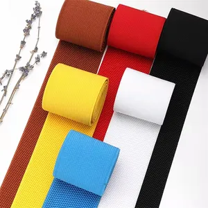Custom Flat Color Nylon Spandex Fold Over Elastic Band Fold Over Elastic Satin Ribbon Tape Webbing Bra Strap Underwear Belt