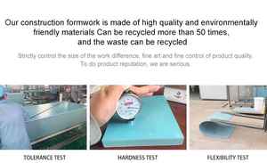 แบบหล่อเสาพลาสติก PVC สีเขียวคุณภาพสูง หนา 5-30 มม. ผิวเรียบ สำหรับงานคอนกรีต รุ่น GPPFB1131 - Product Image 6