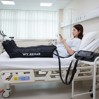Masseur à pression d'air de qualité médicale, système de thérapie de compression séquentielle à 4 chambres pour le drainage lymphatique