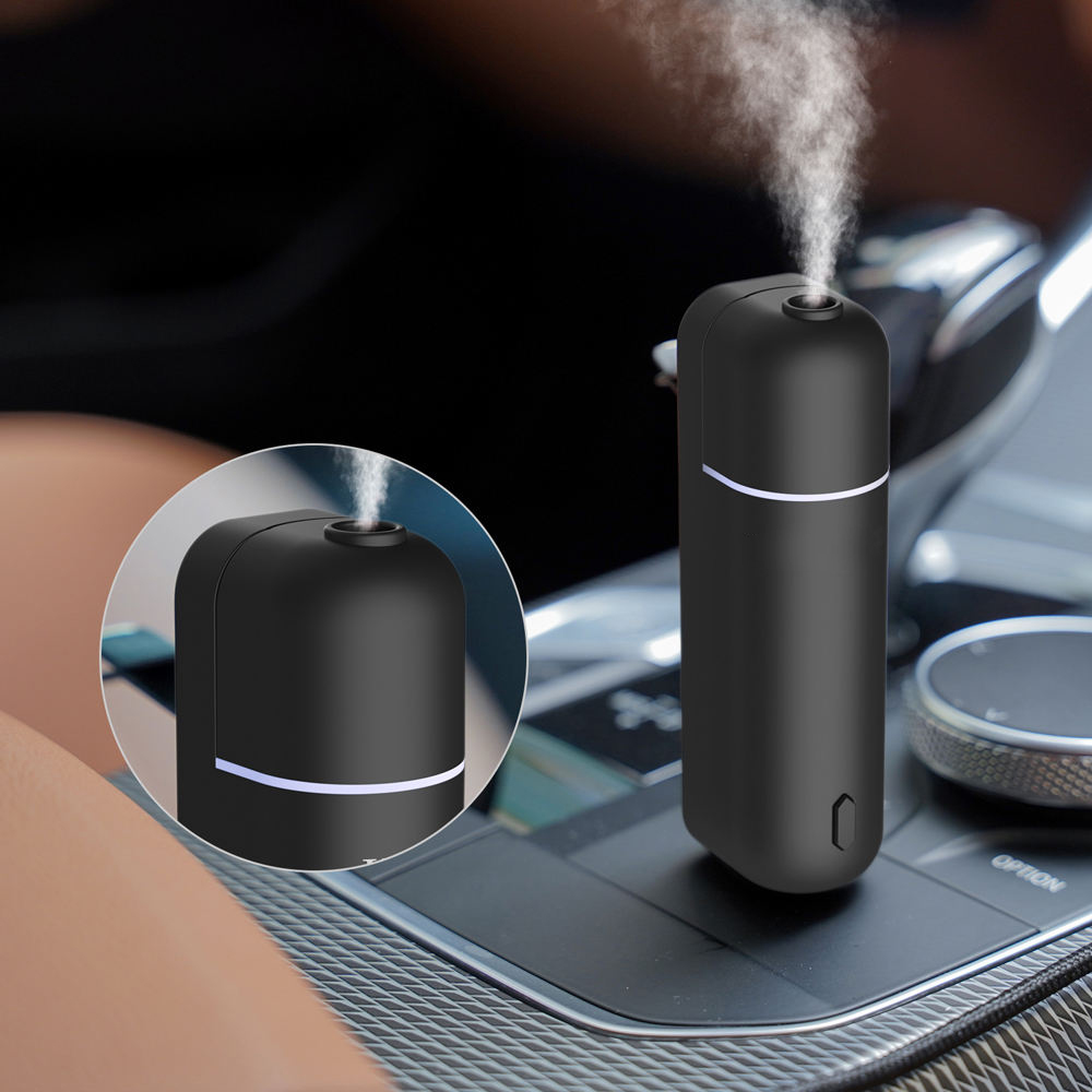 Ambientador de ventilación de plástico al por mayor, nebulizador eléctrico ultrasónico, difusor de aroma USB sin agua para coche