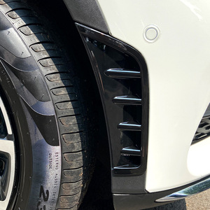 Mercedes-Benz GLC 2020+ Front Bumper Air Intake Blade Piano Black Plastic Modification Part Number 155 - Product Image 5