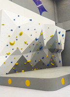 Mur d'escalade personnalisé pour aire de jeux intérieure mur d'escalade pour parc de trampoline intérieur