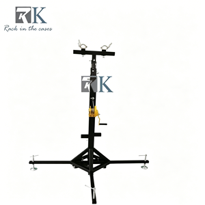 Support de scène à manivelle télescopique en alliage d'acier, pliable, pour enceintes Line Array de concert, hauteur max. 6m, Fournisseur d'usine - Product Image 1
