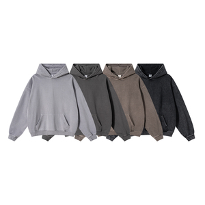 480 grams100 % Cotton hoodie quá khổ người đàn ông có thể giặt Hoodies nặng Hoddies tùy chỉnh hoodie cho chất lượng cao áo - Product Image 3